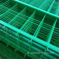 Green PVC galvanizado com malha de fios de ferro soldado